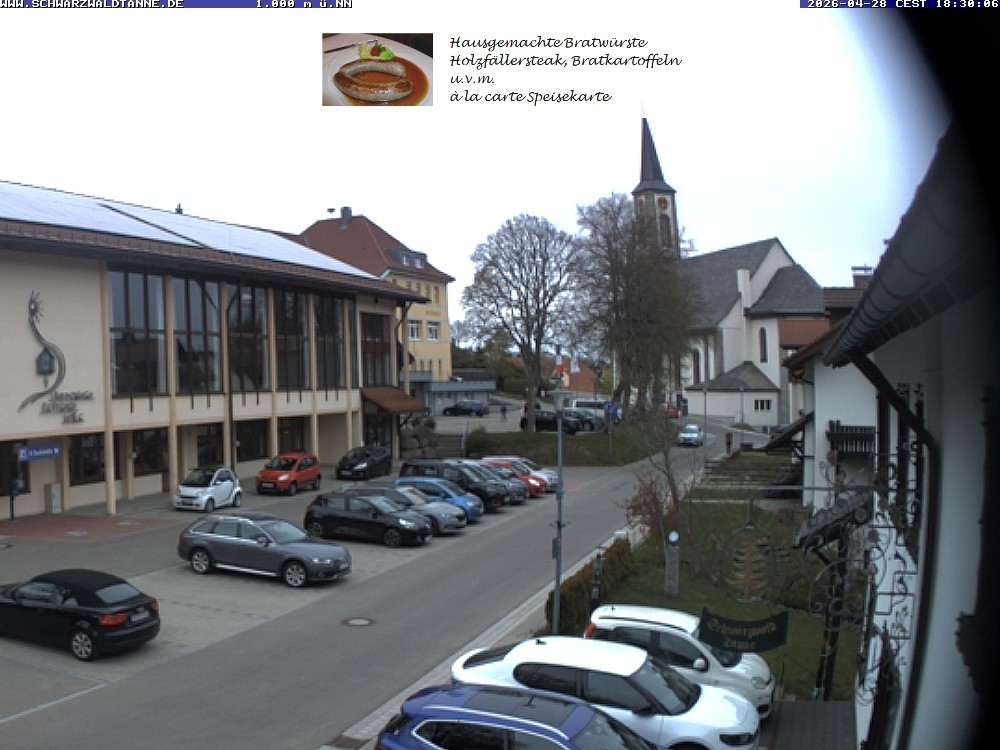 Archiv Foto Webcam Schönwald: Blick vom Gasthof Schwarzwaldtanne