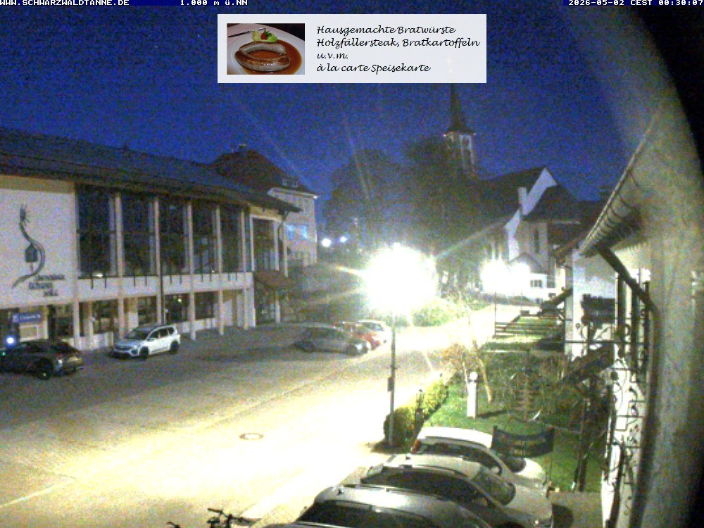 Archiv Foto Webcam Schönwald: Blick vom Gasthof Schwarzwaldtanne