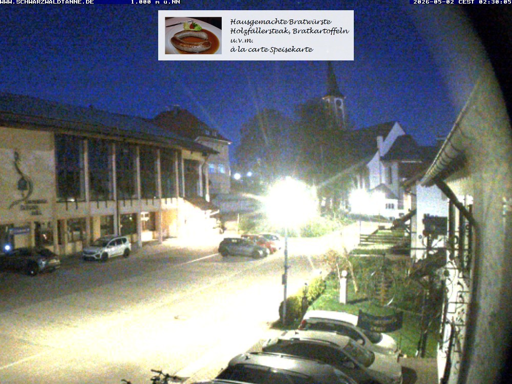 Archiv Foto Webcam Schönwald: Blick vom Gasthof Schwarzwaldtanne