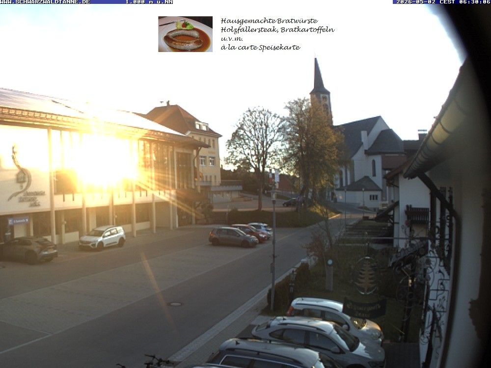 Archiv Foto Webcam Schönwald: Blick vom Gasthof Schwarzwaldtanne