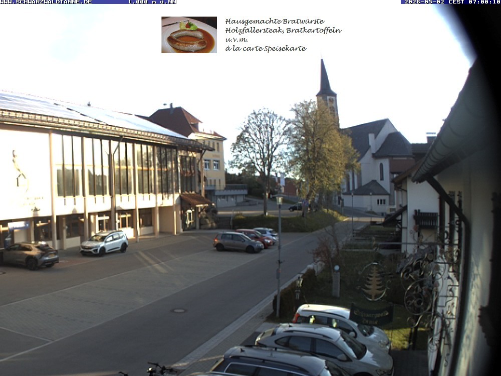 Archiv Foto Webcam Schönwald: Blick vom Gasthof Schwarzwaldtanne