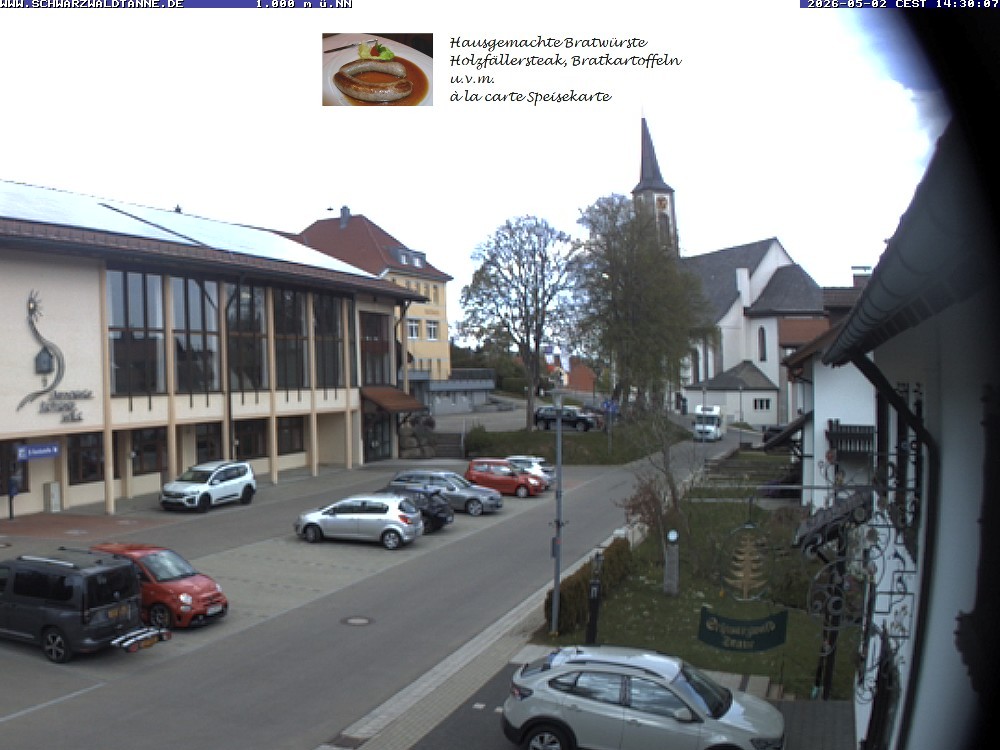 Archiv Foto Webcam Schönwald: Blick vom Gasthof Schwarzwaldtanne