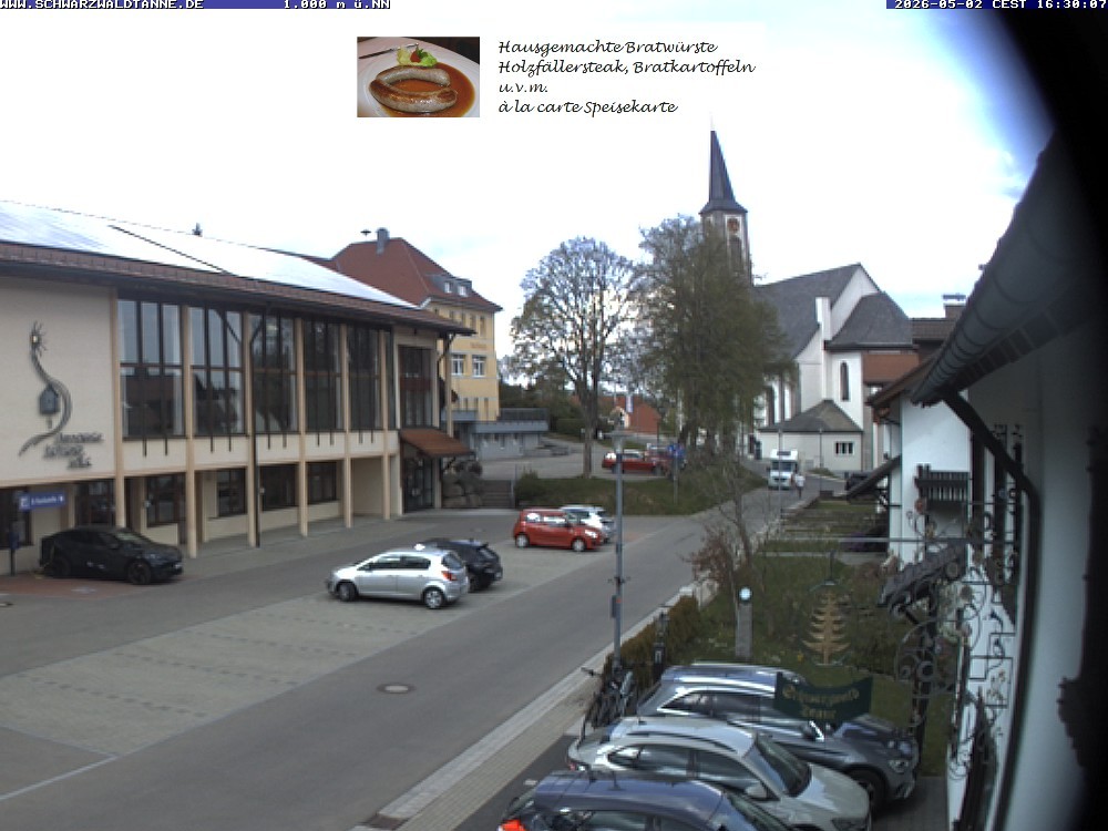 Archiv Foto Webcam Schönwald: Blick vom Gasthof Schwarzwaldtanne