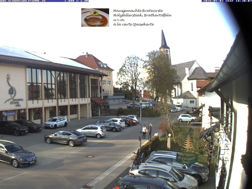 Archiv Foto Webcam Schönwald: Blick vom Gasthof Schwarzwaldtanne