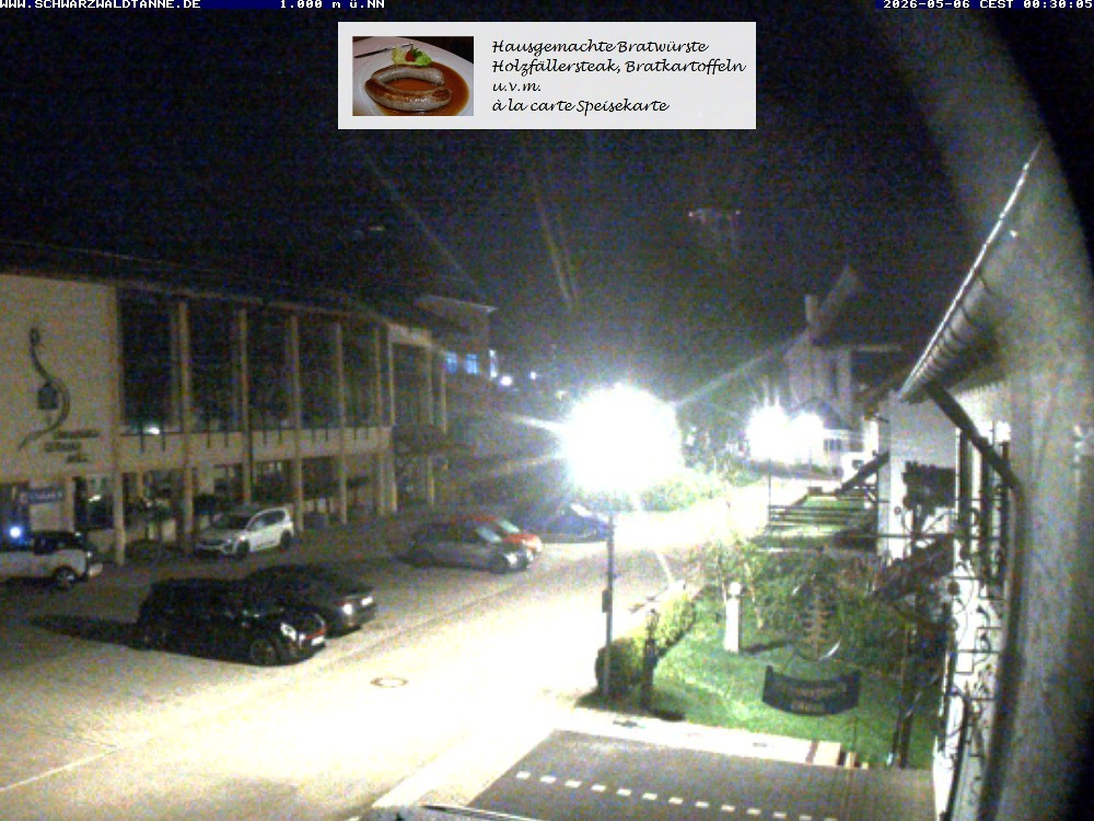 Archiv Foto Webcam Schönwald: Blick vom Gasthof Schwarzwaldtanne