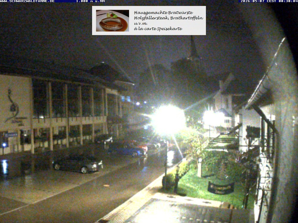 Archiv Foto Webcam Schönwald: Blick vom Gasthof Schwarzwaldtanne