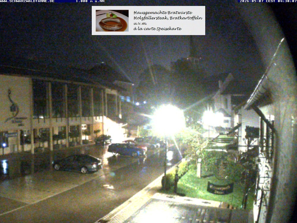Archiv Foto Webcam Schönwald: Blick vom Gasthof Schwarzwaldtanne