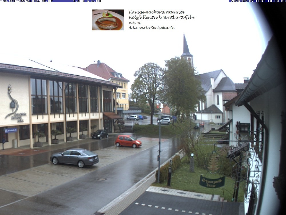 Archiv Foto Webcam Schönwald: Blick vom Gasthof Schwarzwaldtanne