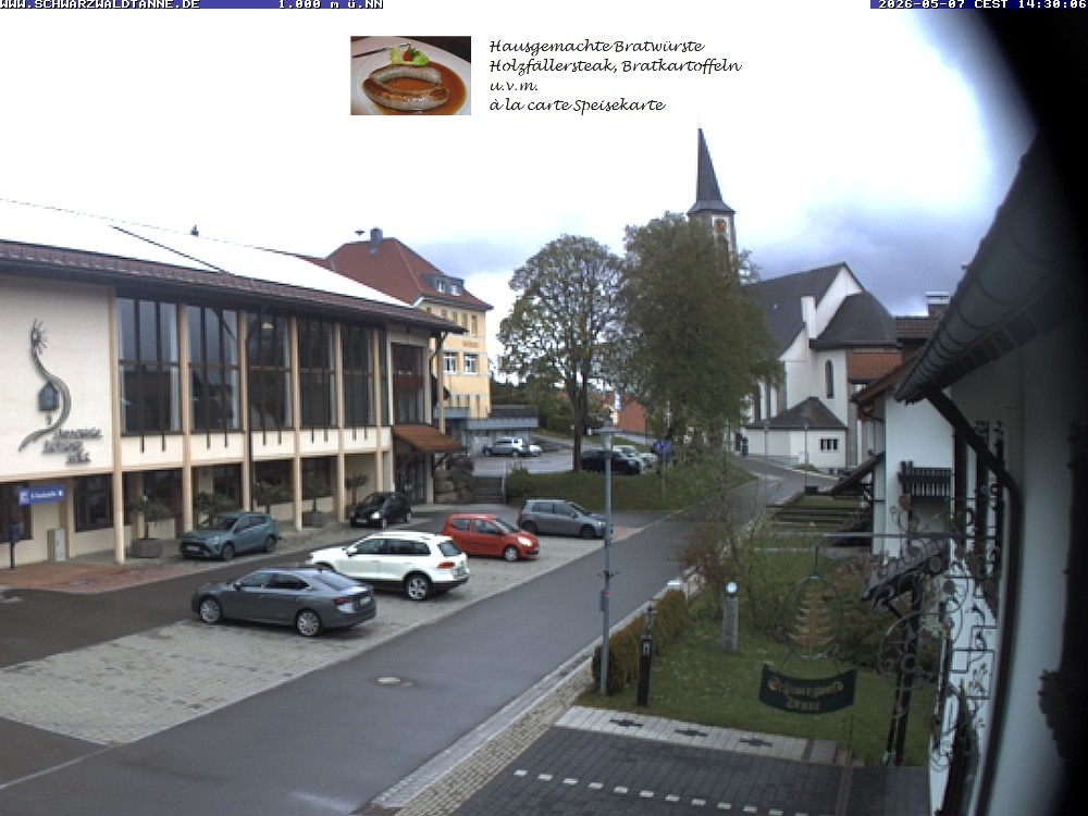 Archiv Foto Webcam Schönwald: Blick vom Gasthof Schwarzwaldtanne
