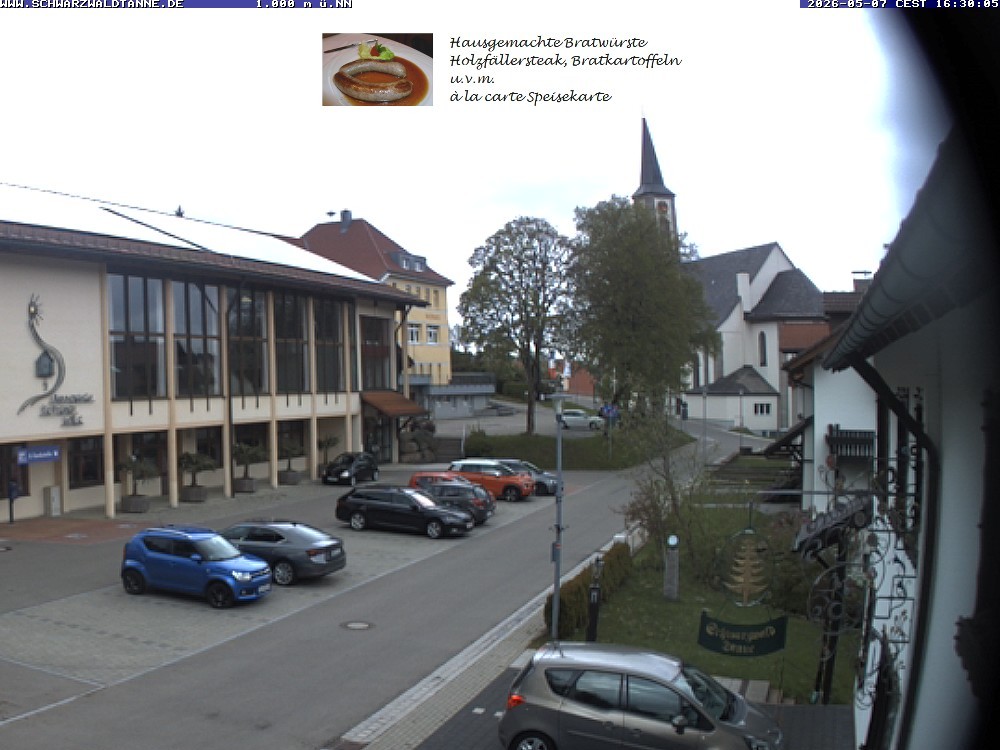 Archiv Foto Webcam Schönwald: Blick vom Gasthof Schwarzwaldtanne