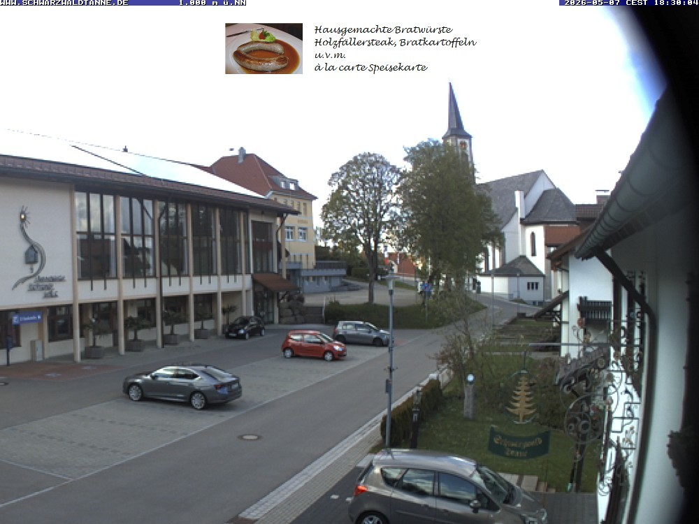 Archiv Foto Webcam Schönwald: Blick vom Gasthof Schwarzwaldtanne