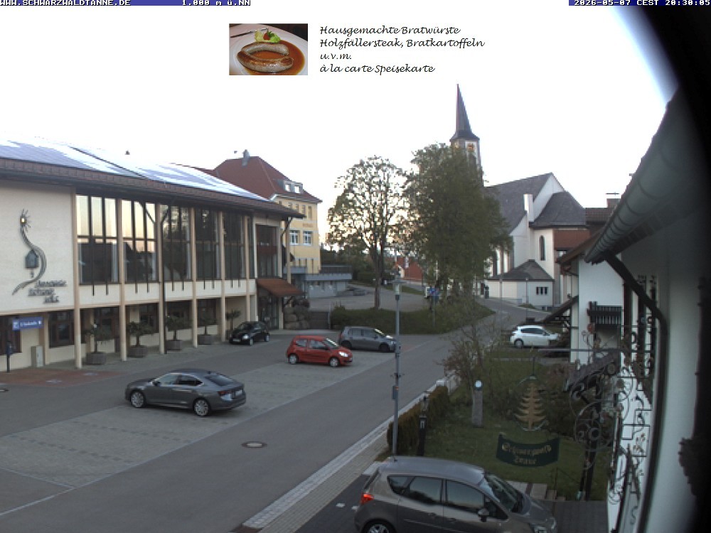 Archiv Foto Webcam Schönwald: Blick vom Gasthof Schwarzwaldtanne