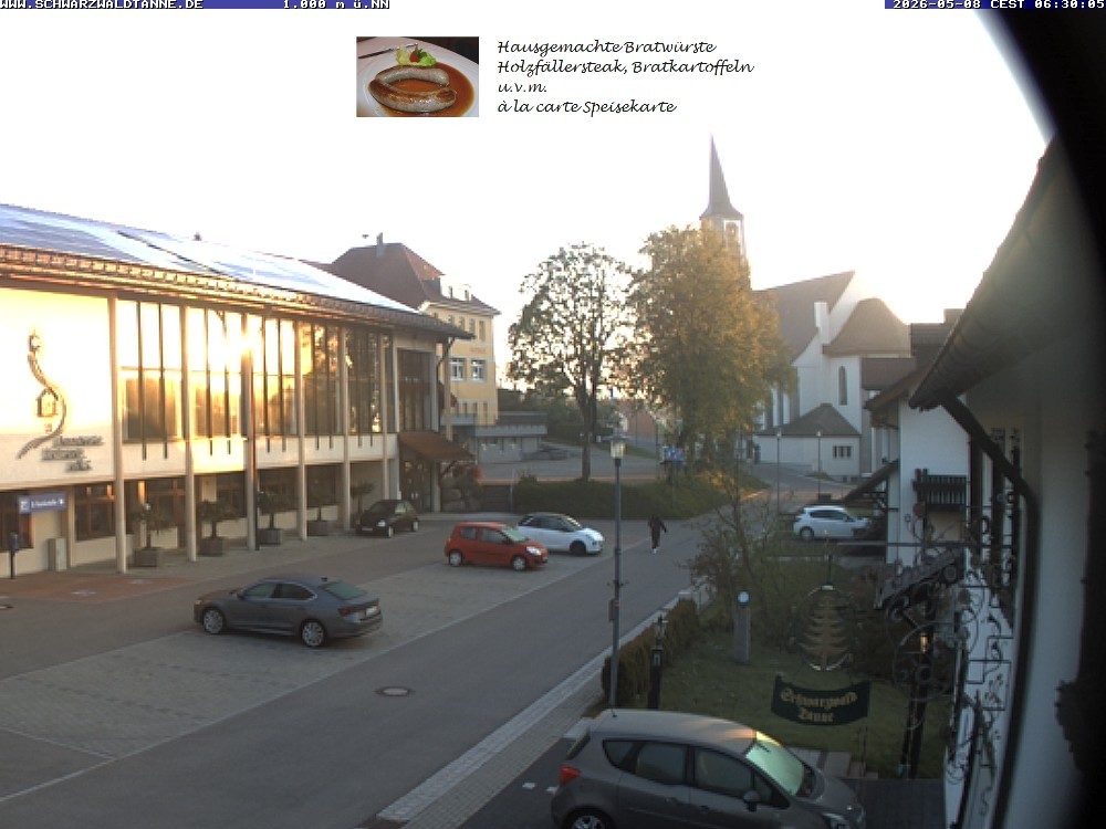 Archived image Webcam View from Guesthouse "Schwarzwaldtanne"