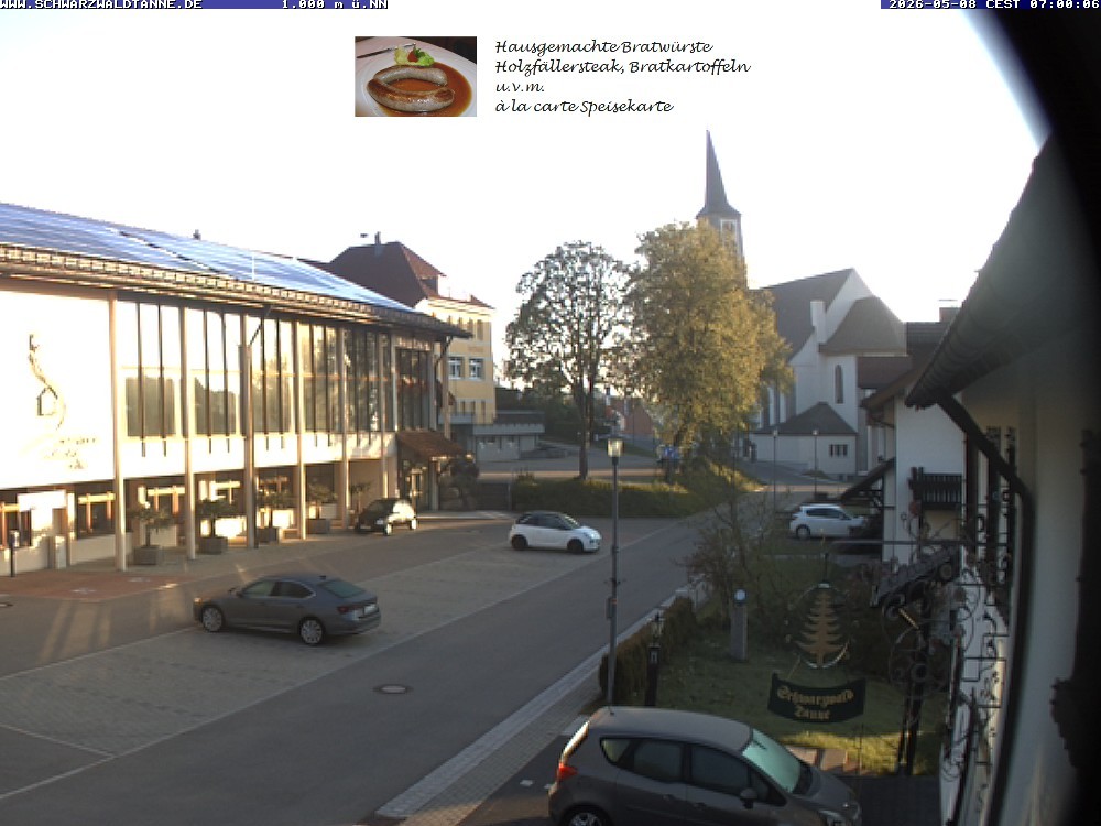Archived image Webcam View from Guesthouse "Schwarzwaldtanne"
