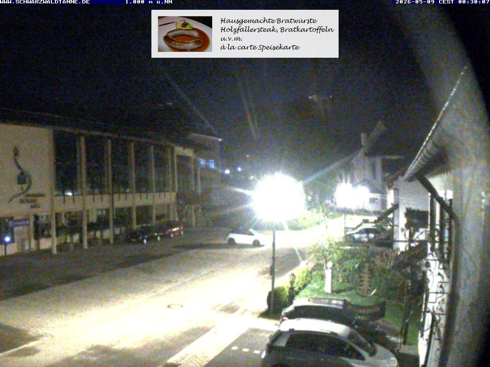Archiv Foto Webcam Schönwald: Blick vom Gasthof Schwarzwaldtanne