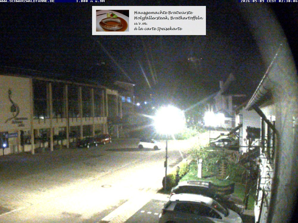 Archiv Foto Webcam Schönwald: Blick vom Gasthof Schwarzwaldtanne