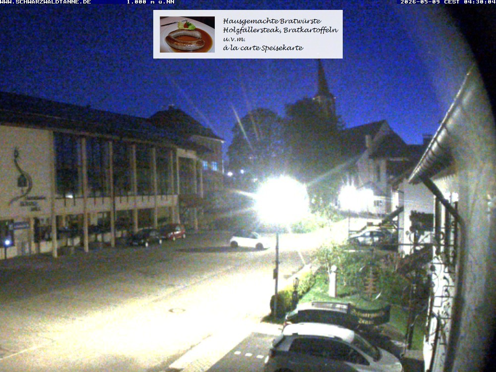 Archiv Foto Webcam Schönwald: Blick vom Gasthof Schwarzwaldtanne