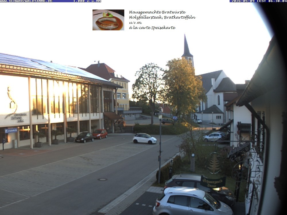 Archiv Foto Webcam Schönwald: Blick vom Gasthof Schwarzwaldtanne