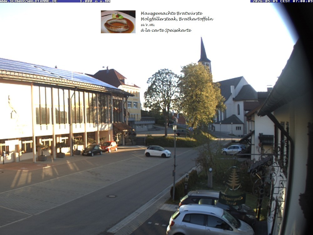 Archiv Foto Webcam Schönwald: Blick vom Gasthof Schwarzwaldtanne