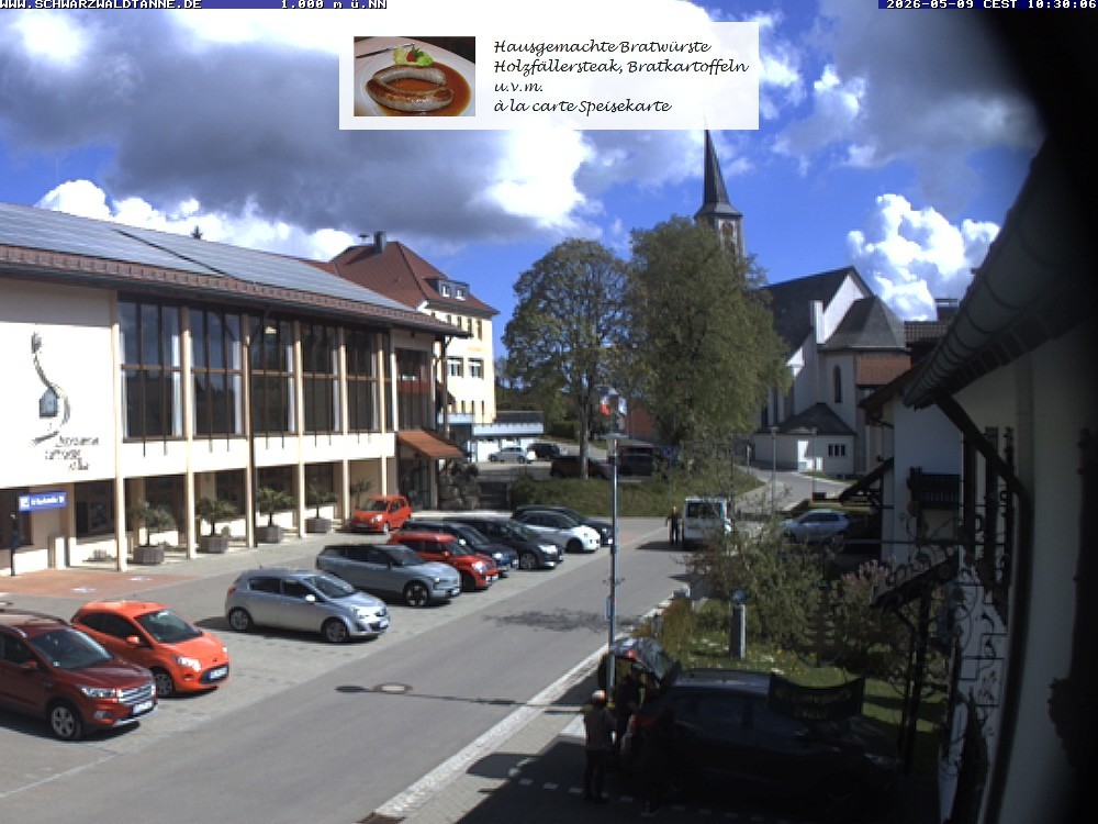 Archiv Foto Webcam Schönwald: Blick vom Gasthof Schwarzwaldtanne
