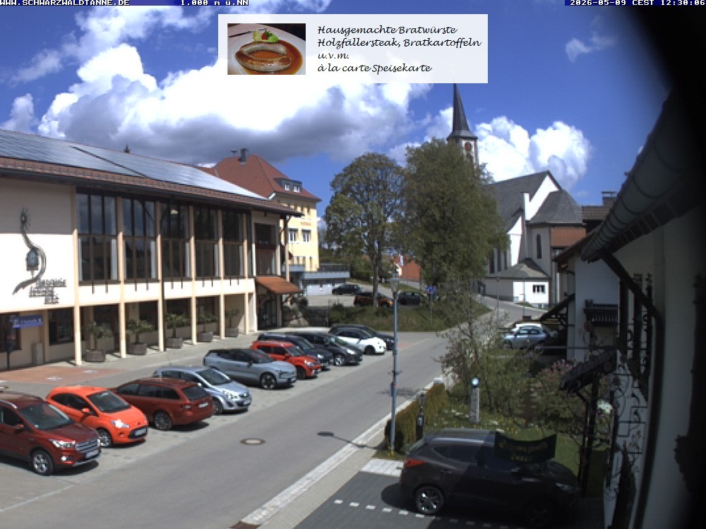 Archiv Foto Webcam Schönwald: Blick vom Gasthof Schwarzwaldtanne