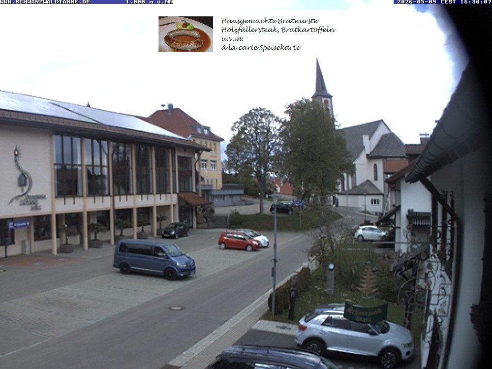 Archiv Foto Webcam Schönwald: Blick vom Gasthof Schwarzwaldtanne