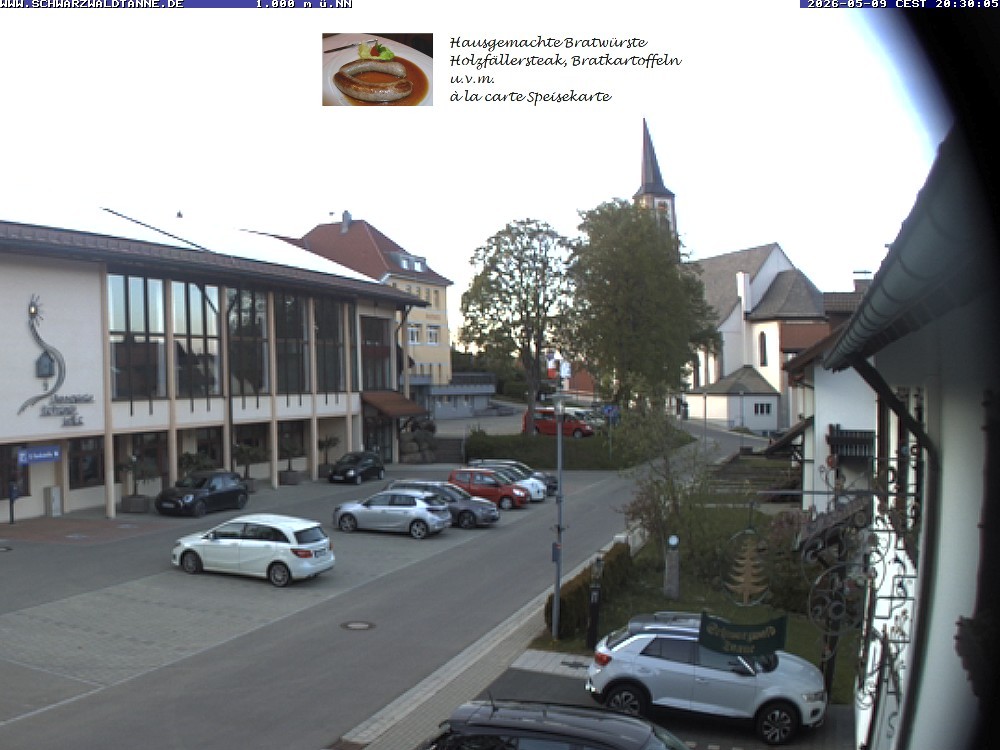 Archived image Webcam View from Guesthouse "Schwarzwaldtanne"