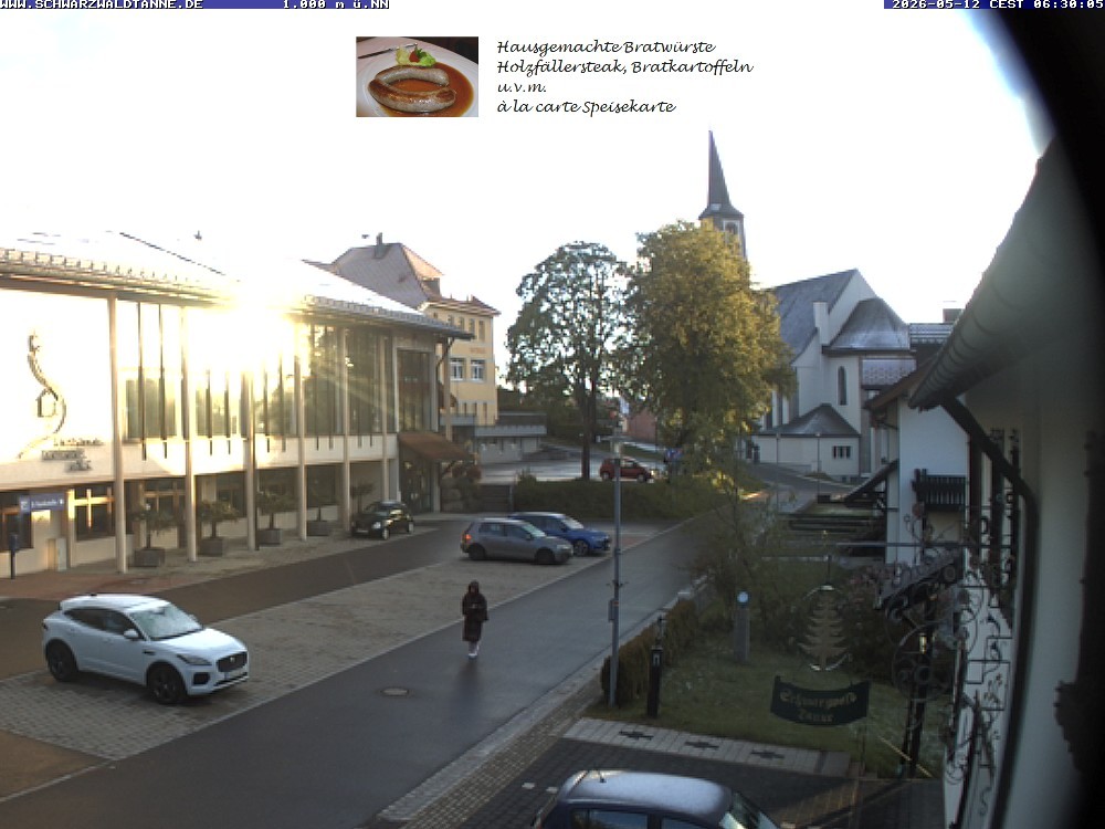 Archived image Webcam View from Guesthouse "Schwarzwaldtanne"
