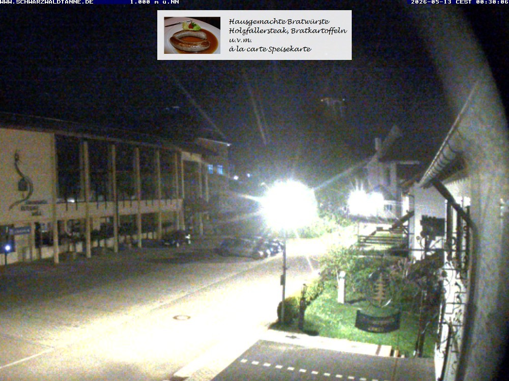 Archiv Foto Webcam Schönwald: Blick vom Gasthof Schwarzwaldtanne