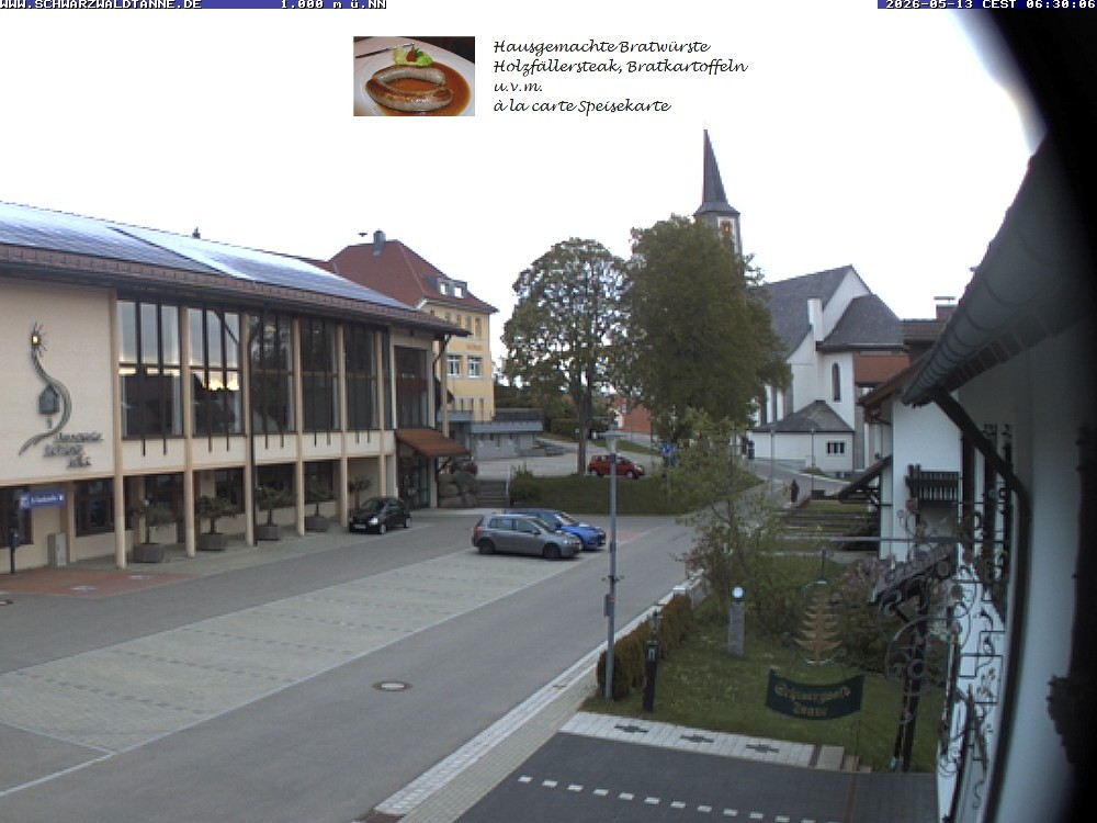 Archiv Foto Webcam Schönwald: Blick vom Gasthof Schwarzwaldtanne