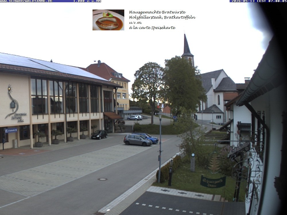 Archiv Foto Webcam Schönwald: Blick vom Gasthof Schwarzwaldtanne