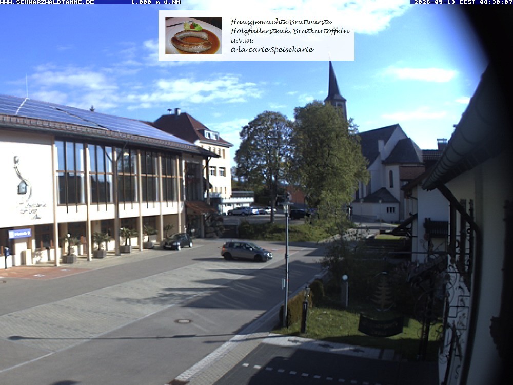 Archiv Foto Webcam Schönwald: Blick vom Gasthof Schwarzwaldtanne