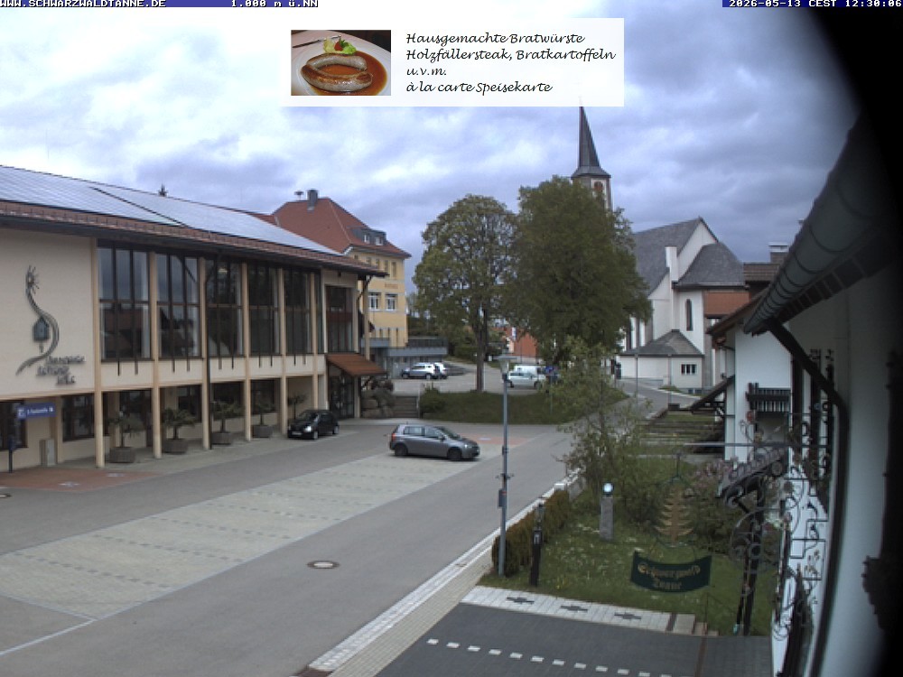 Archiv Foto Webcam Schönwald: Blick vom Gasthof Schwarzwaldtanne