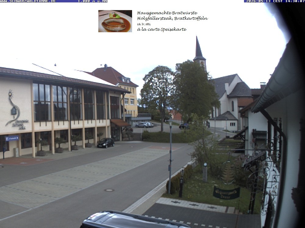 Archiv Foto Webcam Schönwald: Blick vom Gasthof Schwarzwaldtanne