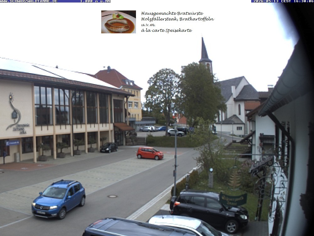 Archiv Foto Webcam Schönwald: Blick vom Gasthof Schwarzwaldtanne