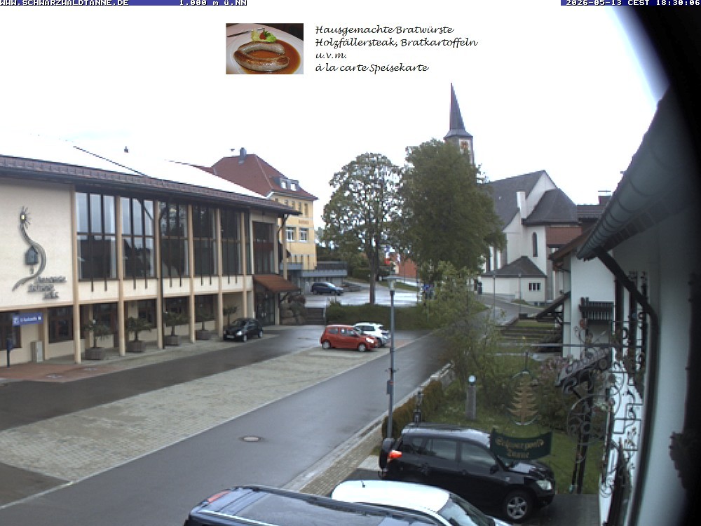 Archiv Foto Webcam Schönwald: Blick vom Gasthof Schwarzwaldtanne