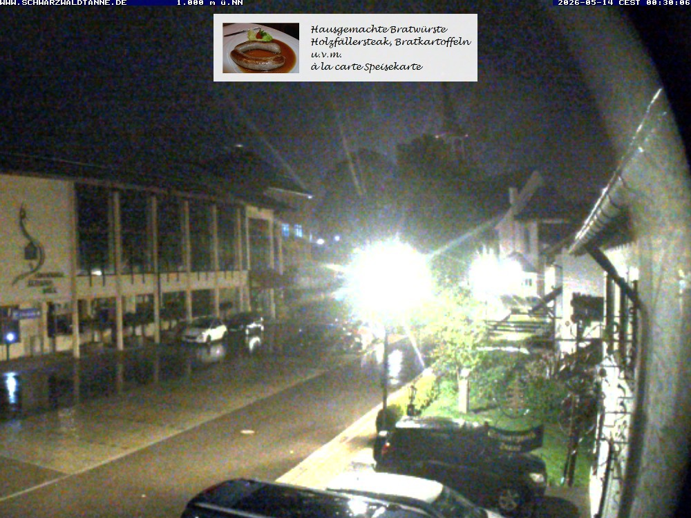 Archiv Foto Webcam Schönwald: Blick vom Gasthof Schwarzwaldtanne