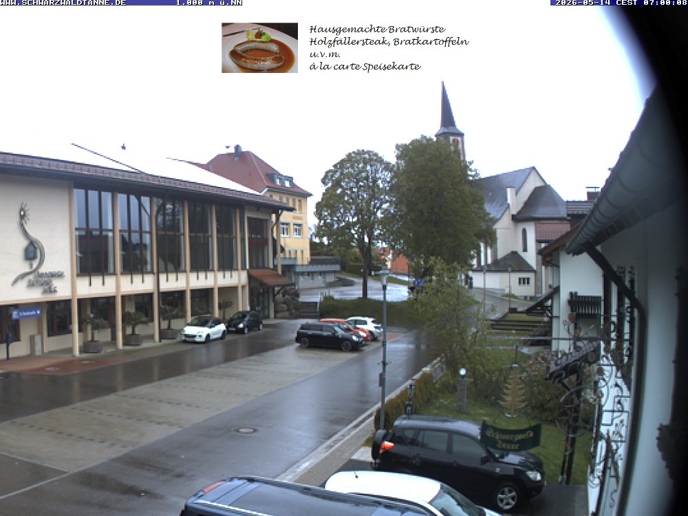 Archiv Foto Webcam Schönwald: Blick vom Gasthof Schwarzwaldtanne