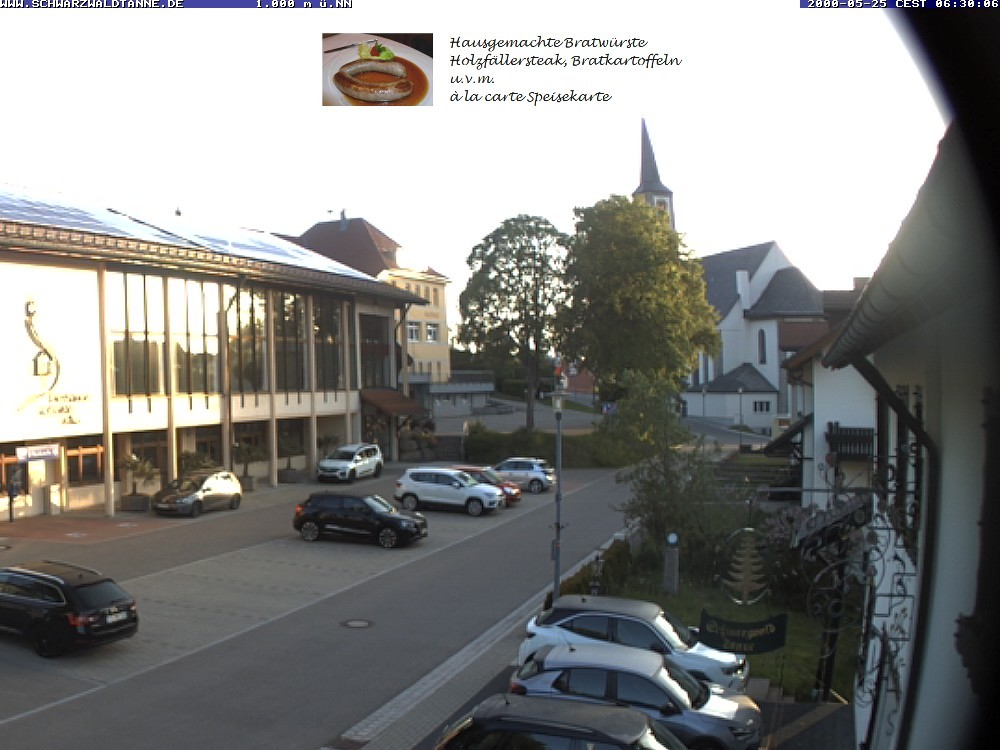 Archived image Webcam View from Guesthouse "Schwarzwaldtanne"