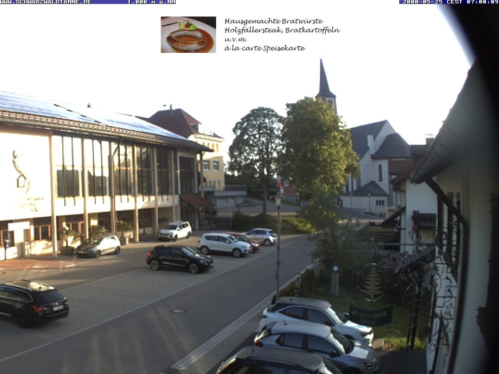 Archived image Webcam View from Guesthouse "Schwarzwaldtanne"