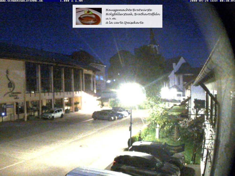 Archiv Foto Webcam Schönwald: Blick vom Gasthof Schwarzwaldtanne