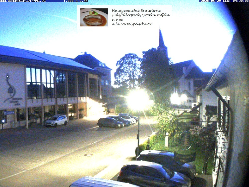 Archiv Foto Webcam Schönwald: Blick vom Gasthof Schwarzwaldtanne