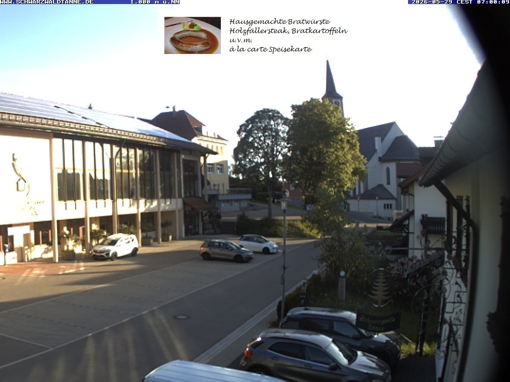 Archiv Foto Webcam Schönwald: Blick vom Gasthof Schwarzwaldtanne