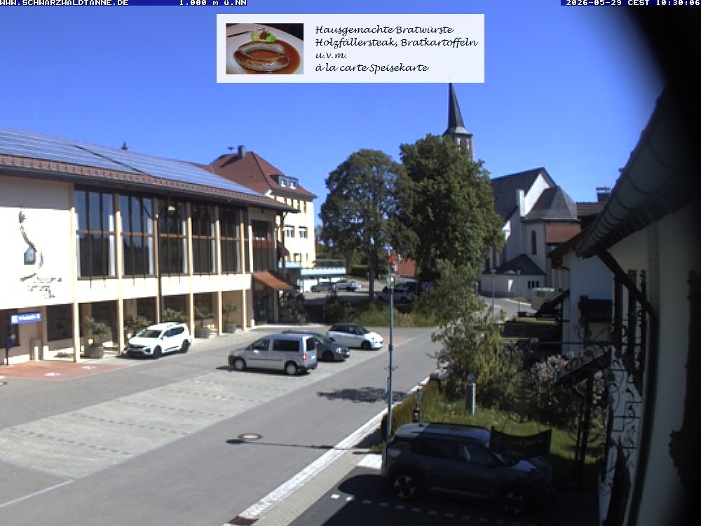 Archiv Foto Webcam Schönwald: Blick vom Gasthof Schwarzwaldtanne