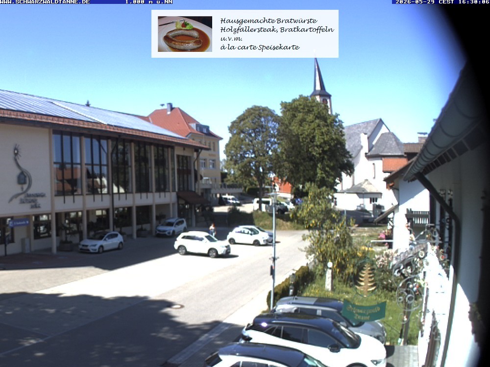 Archiv Foto Webcam Schönwald: Blick vom Gasthof Schwarzwaldtanne