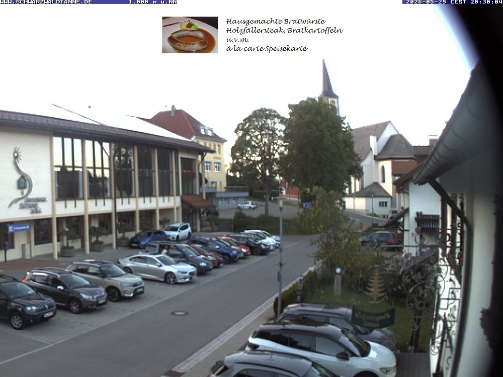 Archiv Foto Webcam Schönwald: Blick vom Gasthof Schwarzwaldtanne