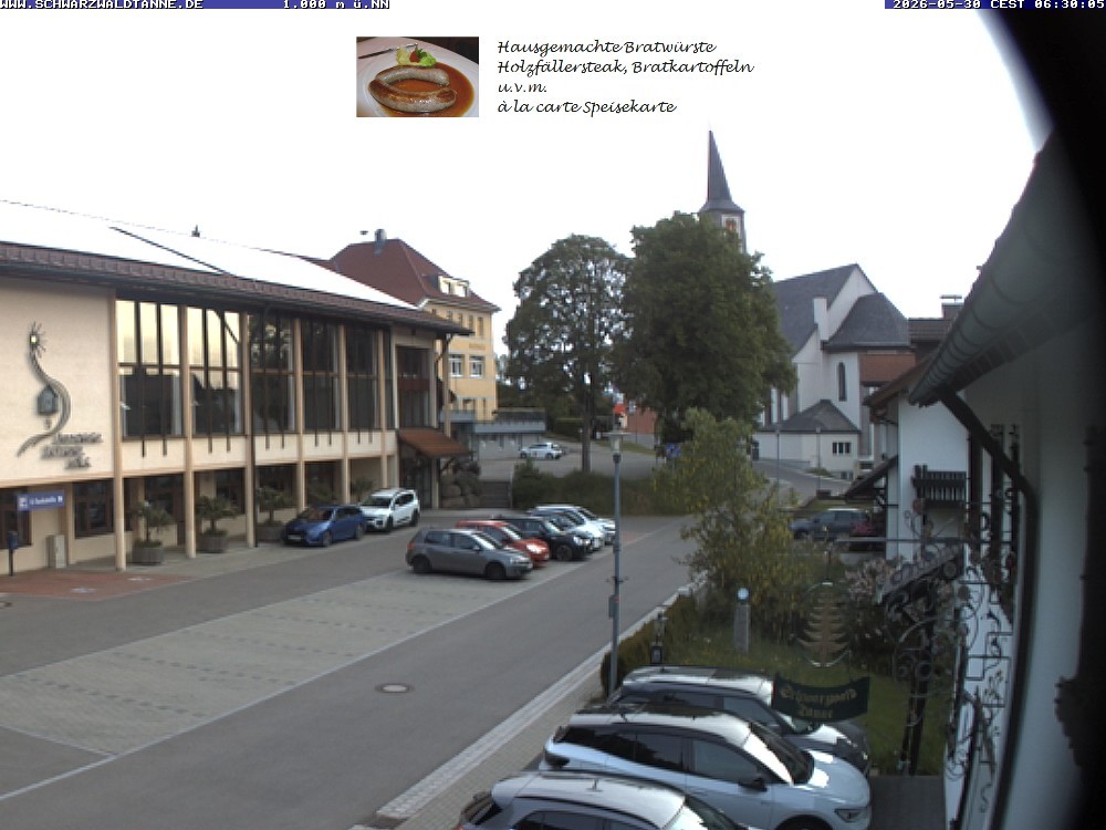 Archived image Webcam View from Guesthouse "Schwarzwaldtanne"