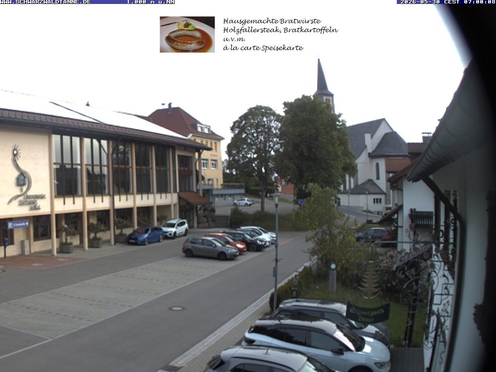Archived image Webcam View from Guesthouse "Schwarzwaldtanne"