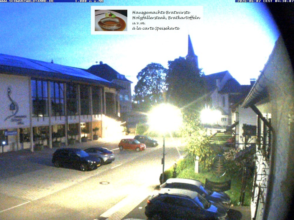 Archiv Foto Webcam Schönwald: Blick vom Gasthof Schwarzwaldtanne
