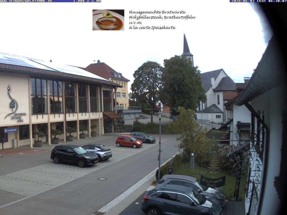 Archiv Foto Webcam Schönwald: Blick vom Gasthof Schwarzwaldtanne